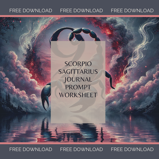 Scorpio Journal Prompt Worksheet
