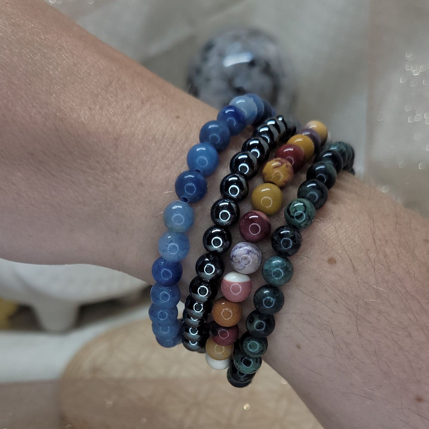 Various 6MM Crystal Bracelets