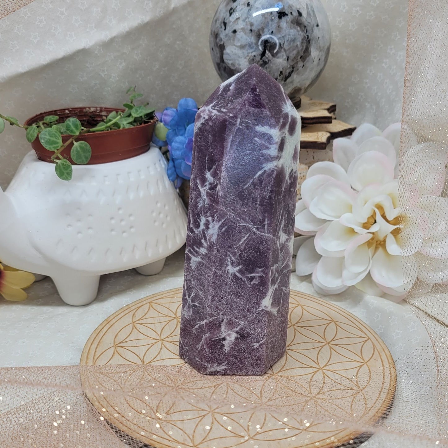 Lepidolite Tower