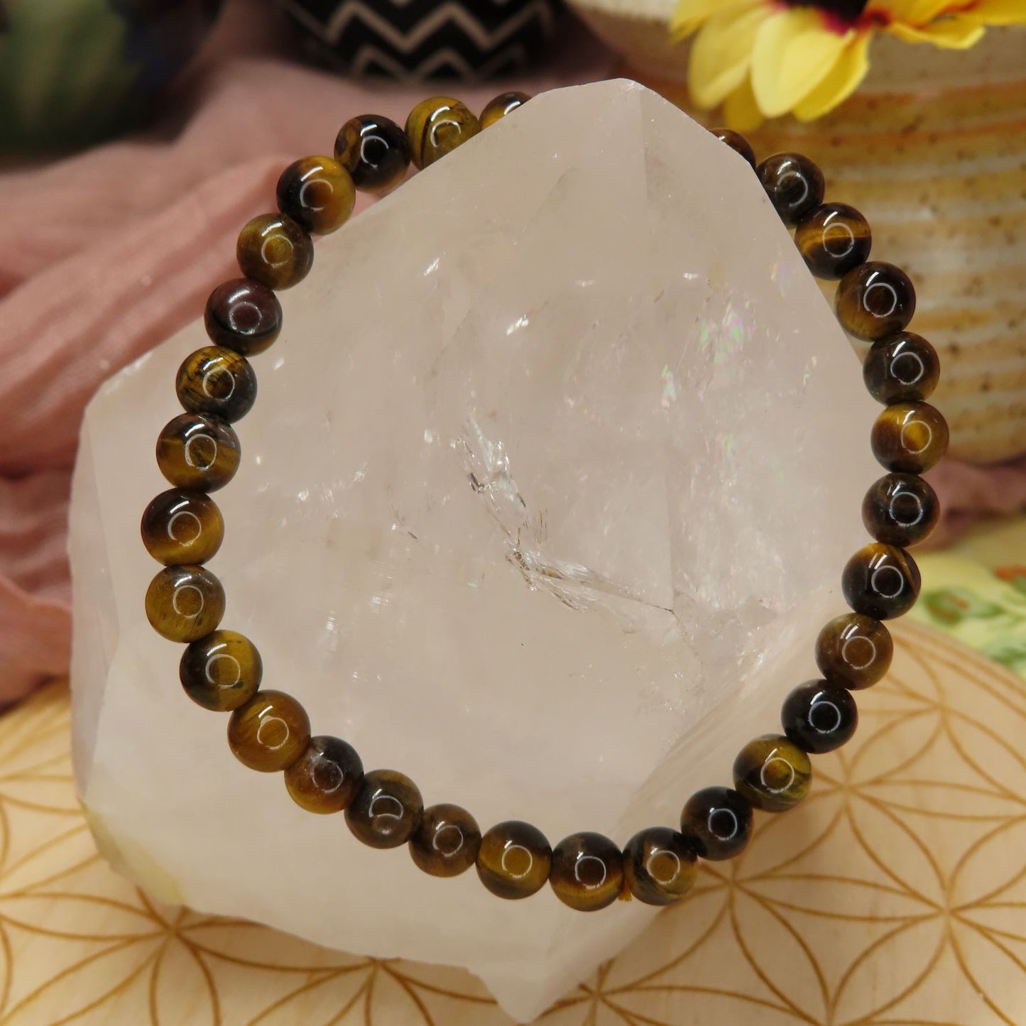 6MM Tigers Eye Bracelet