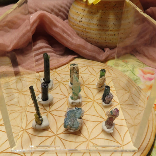 9 Tourmaline Cystal Mix