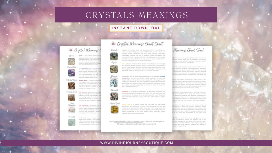 Unlocking Your Chakras: A Crystal Cheat Sheet for Beginners