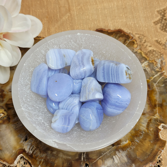 Blue Lace Agate Tumbles