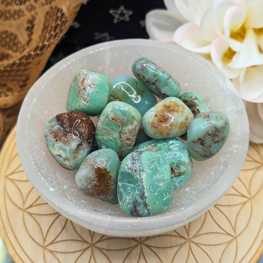 Chrysoprase Tumbles