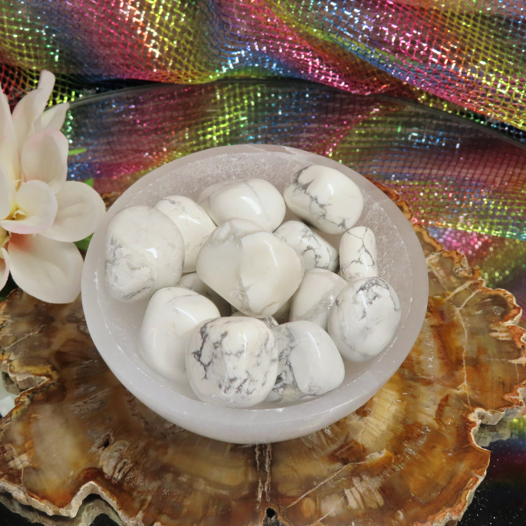 Howlite Tumbles - Divine Journey Boutique