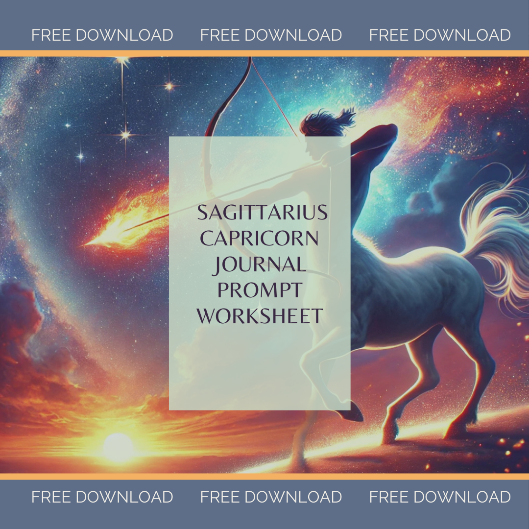 Sagittarius Journal Prompt Worksheet