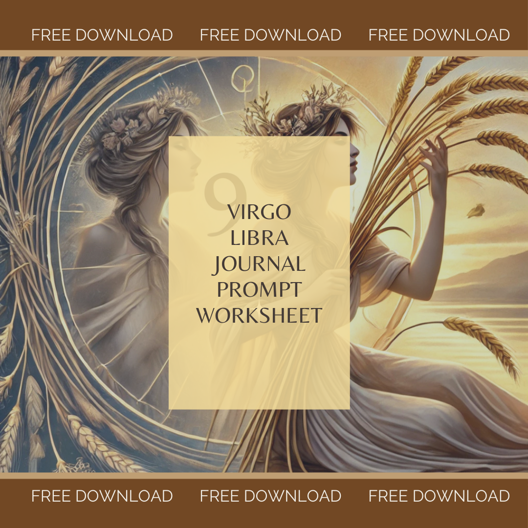 Virgo Journal Prompt Worksheet