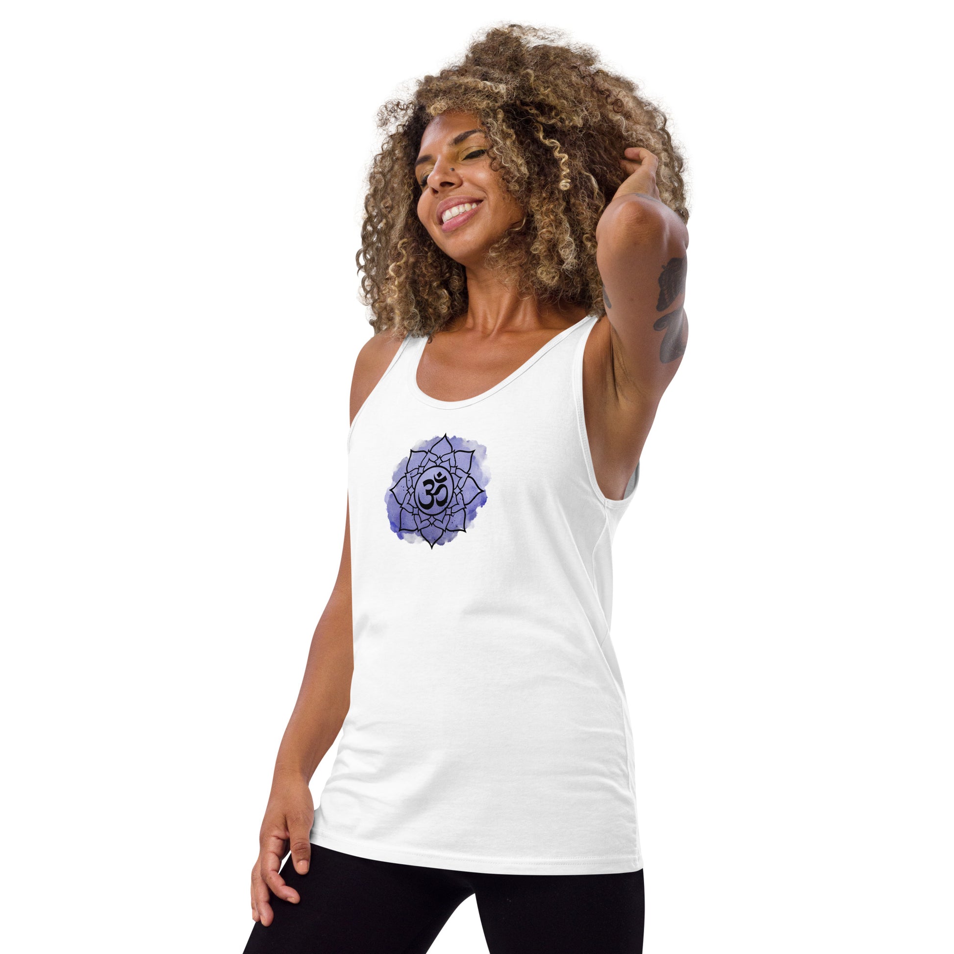 Flourite Ohm Unisex Tank Top