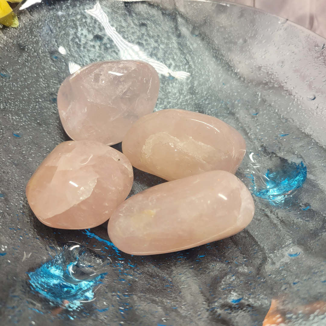 Rose Quartz Palm Stones