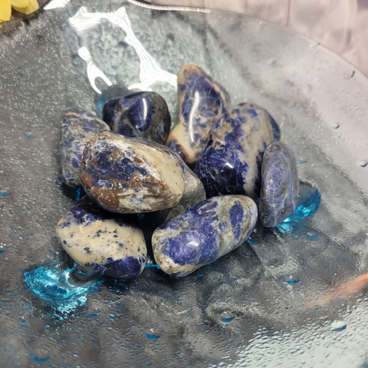 Sodalite Palm Stones