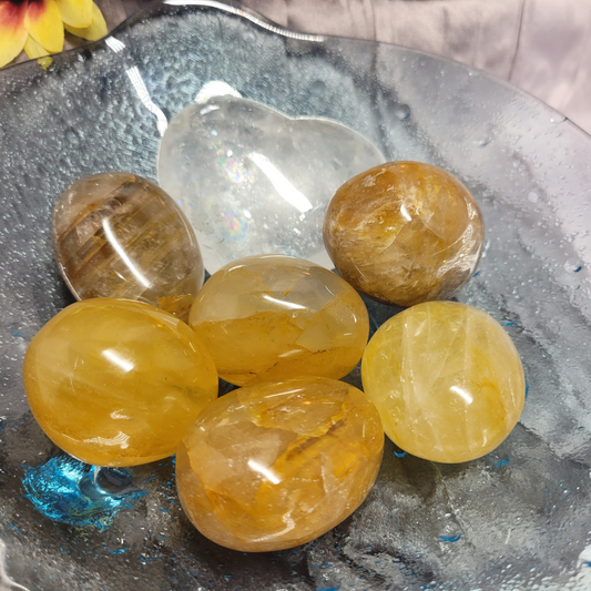 Golden Healer Palm Stones