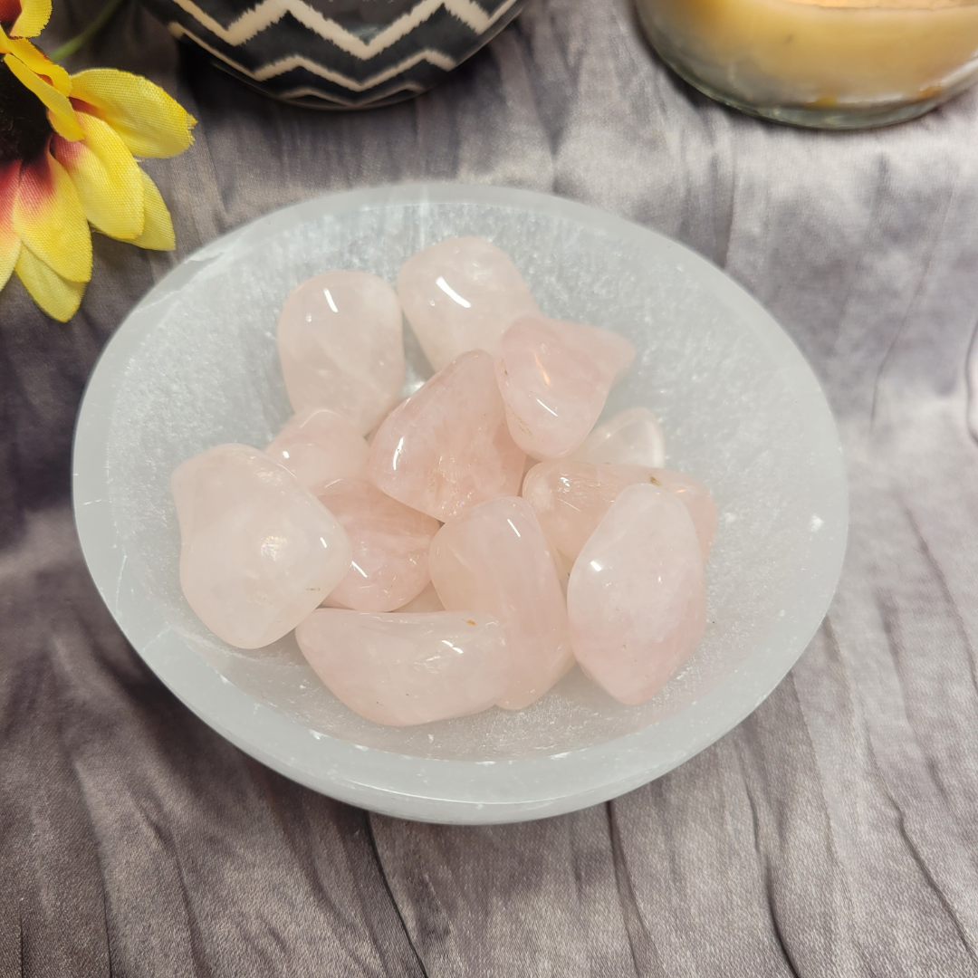 Rose Quartz Tumbles