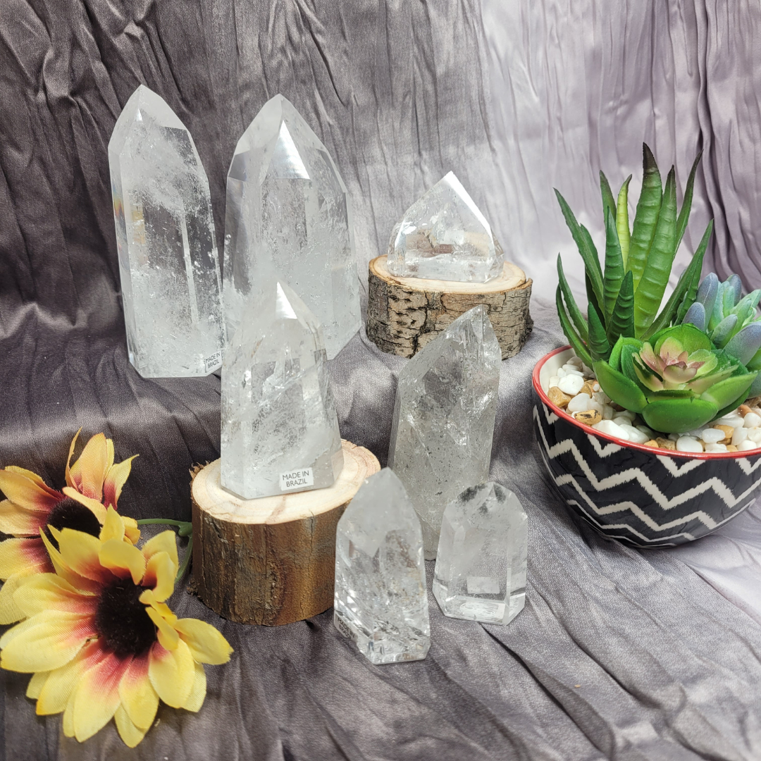 Clear Quartz Towers