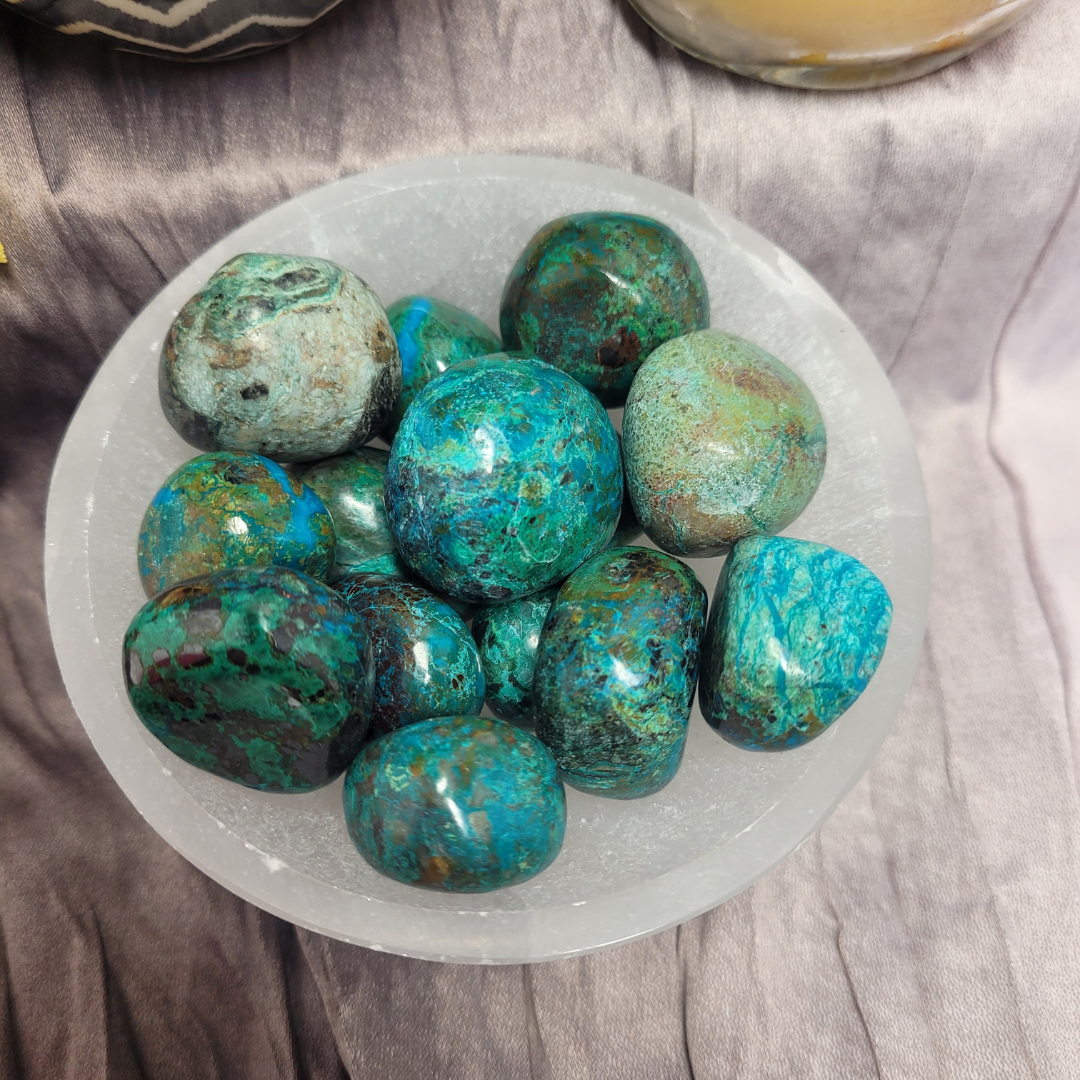 Chrysocolla Tumbles