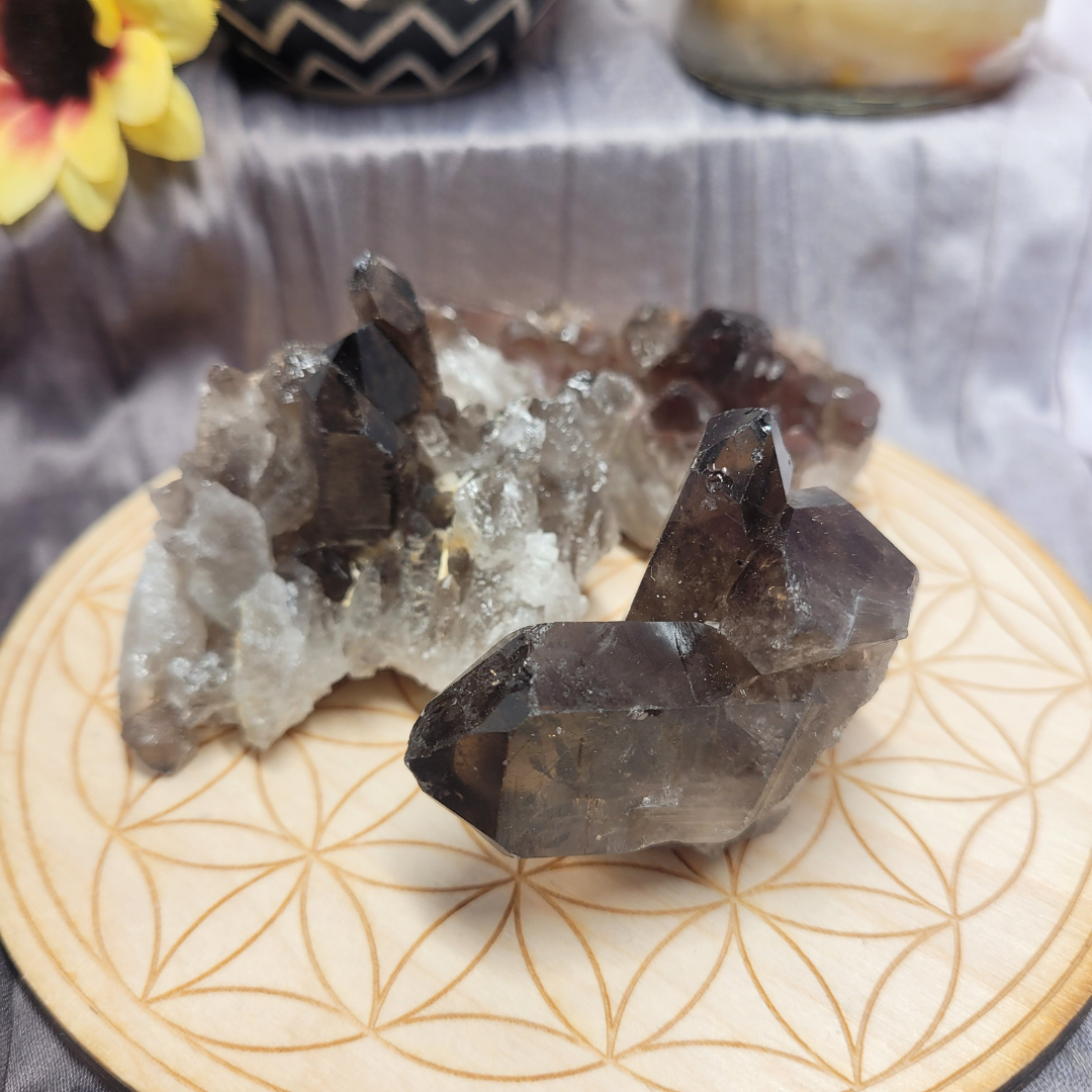 Smoky Quartz Cluster - Divine Journey Boutique