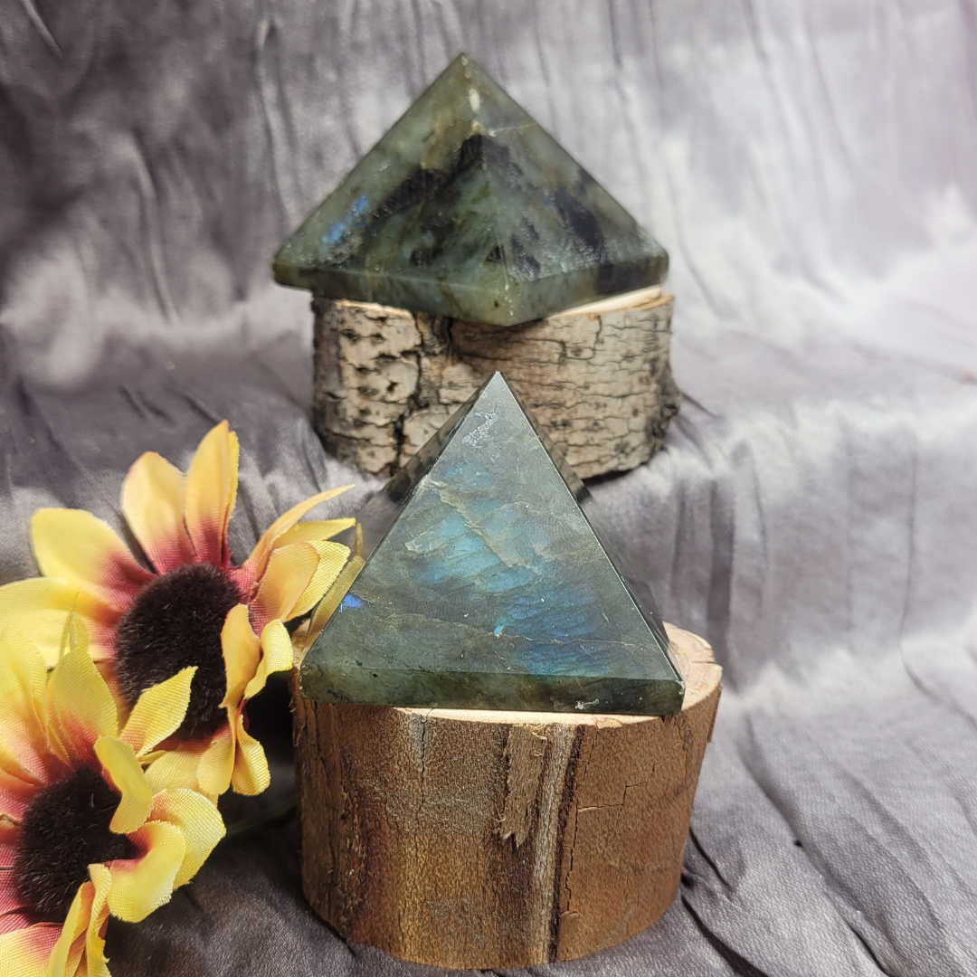 Labradorite Pyramids