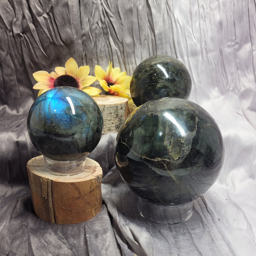 Labradorite Spheres