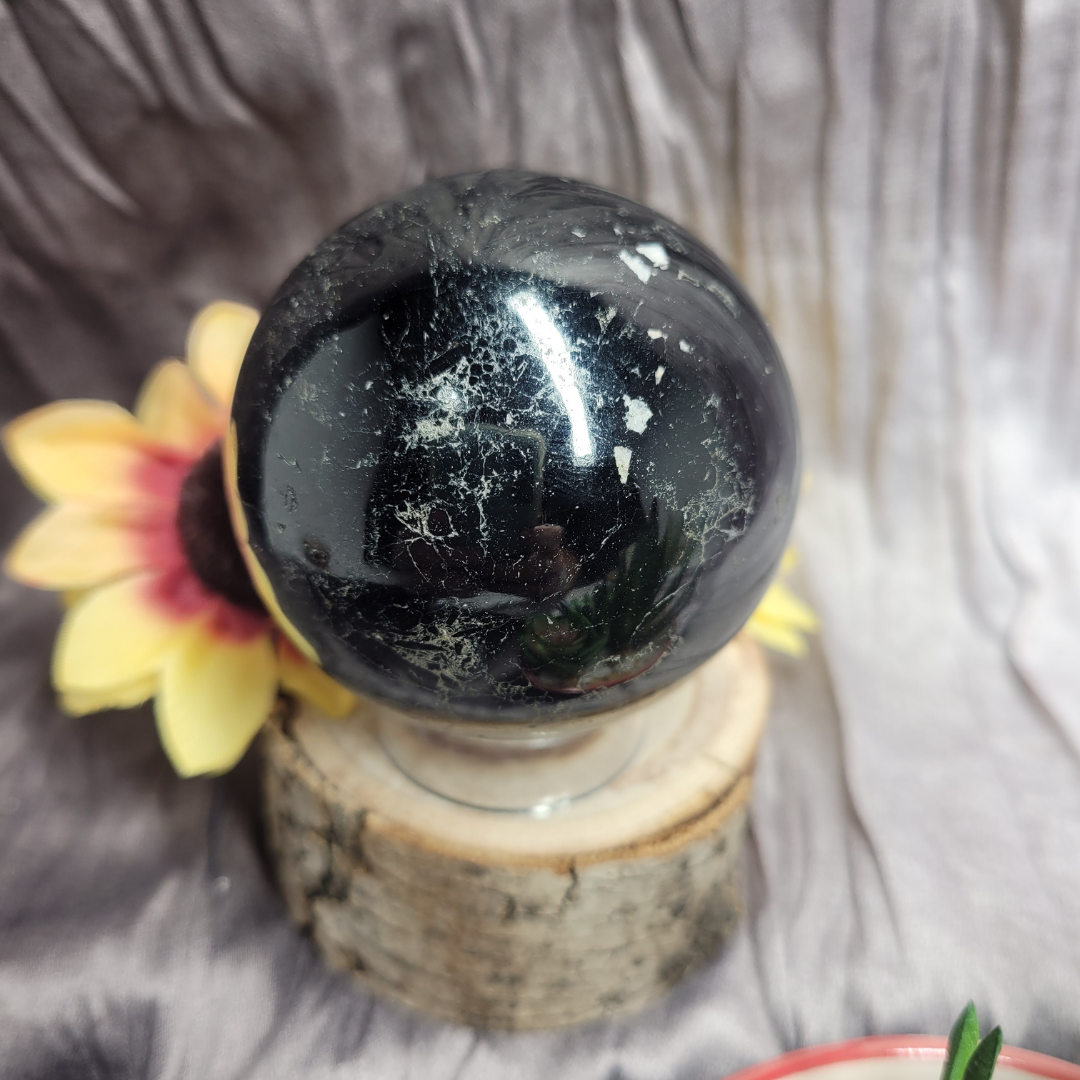 Black Tourmaline Sphere