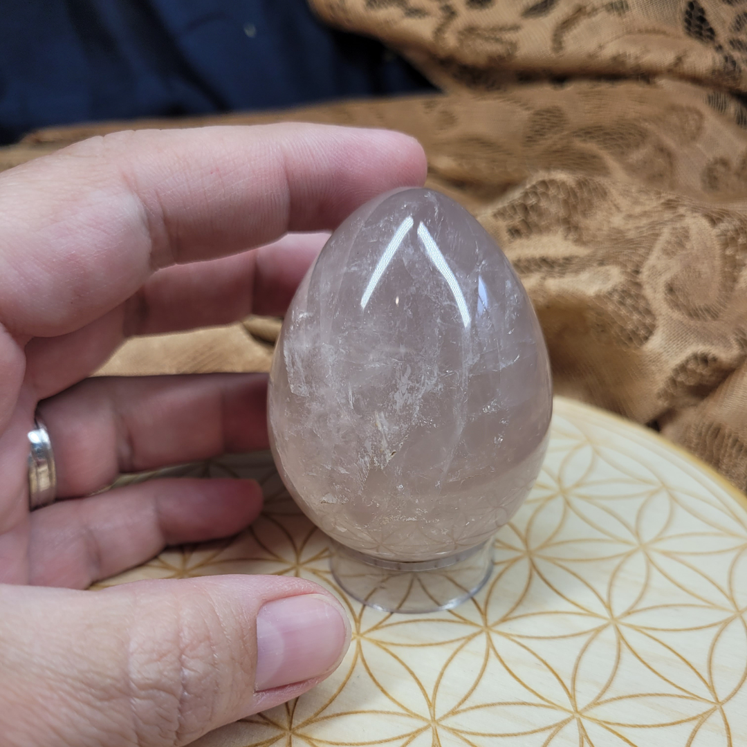 Rose Quartz Egg