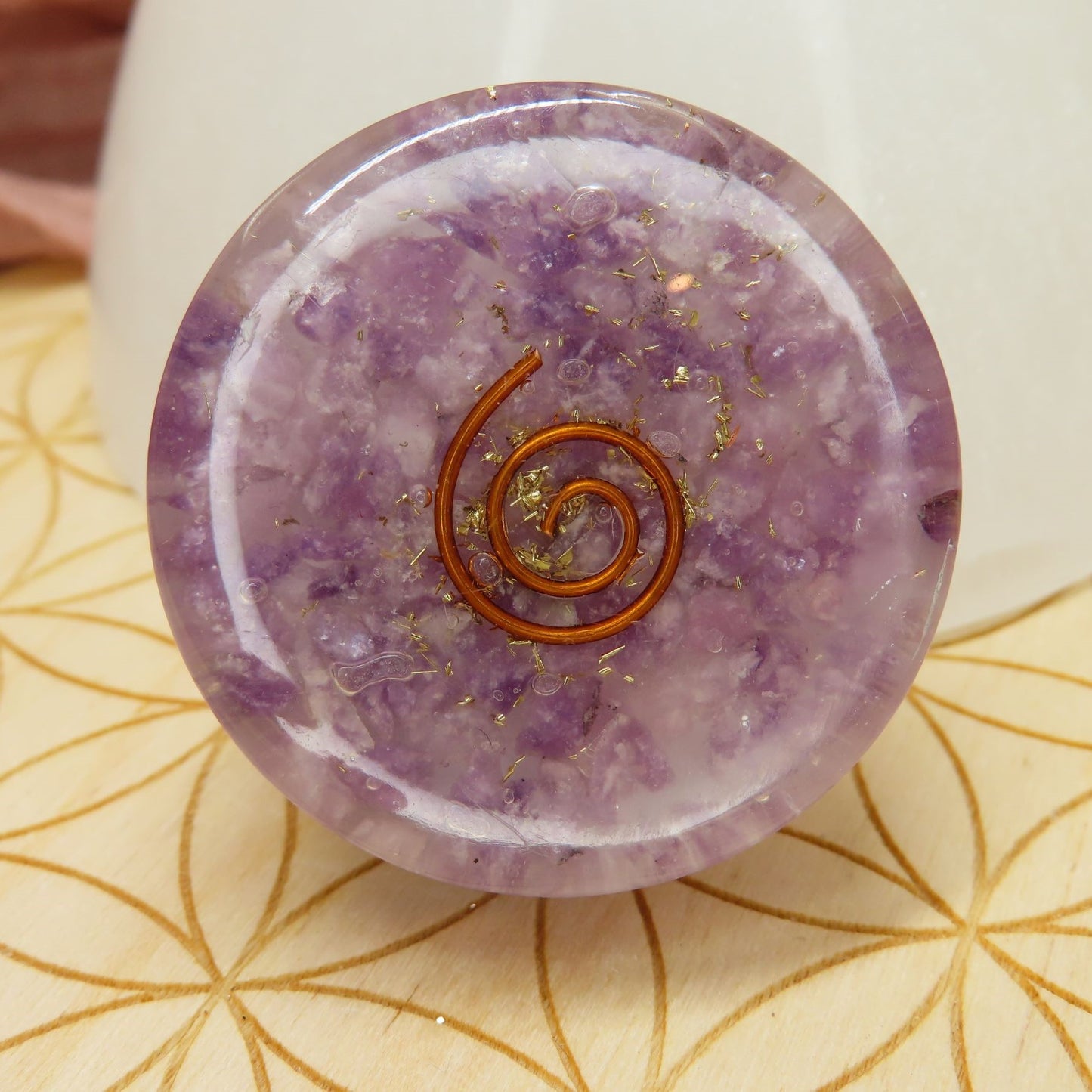 Amethyst Orgone Pop Socket