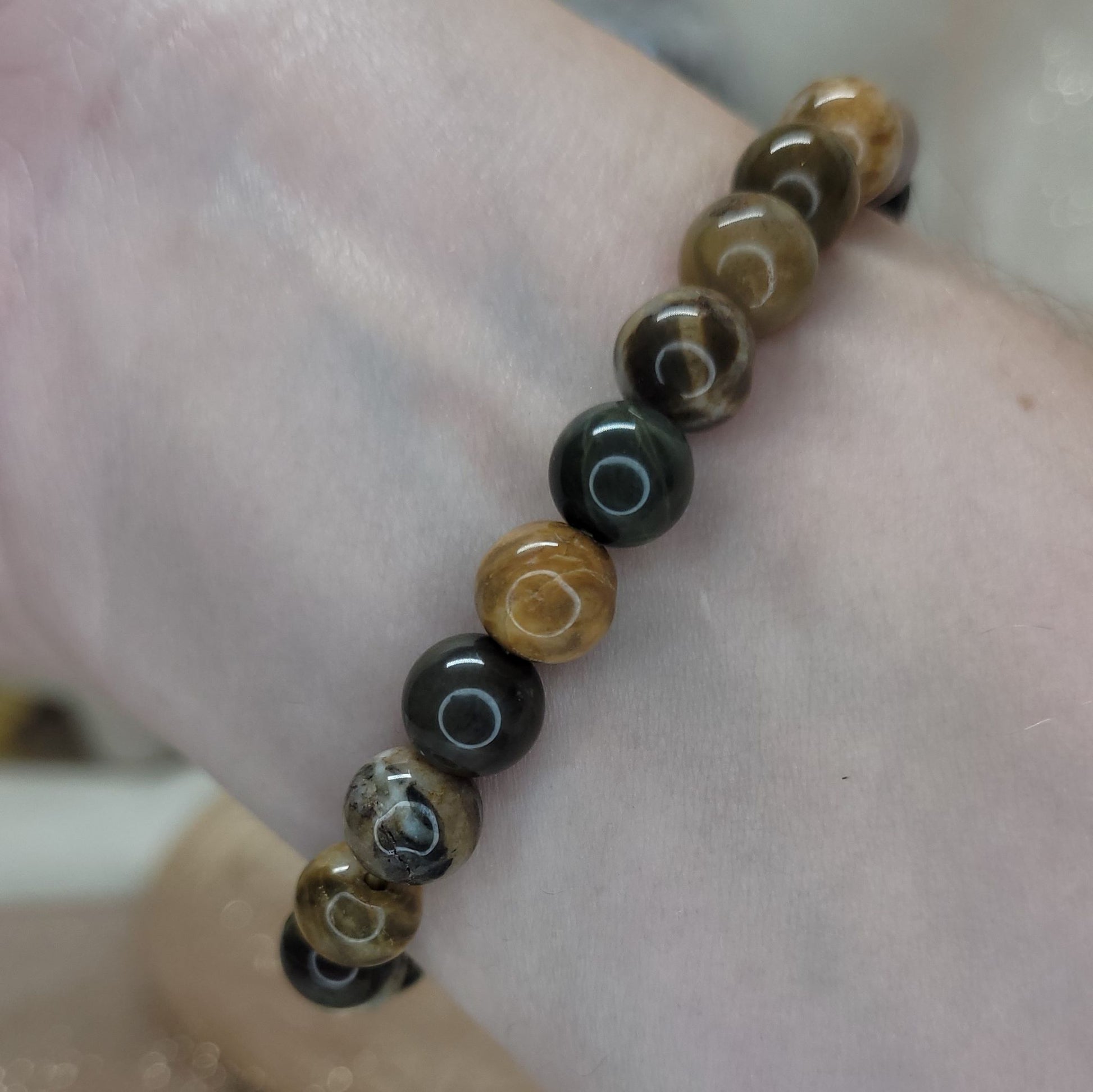 8mm Ocean Jasper Bracelet