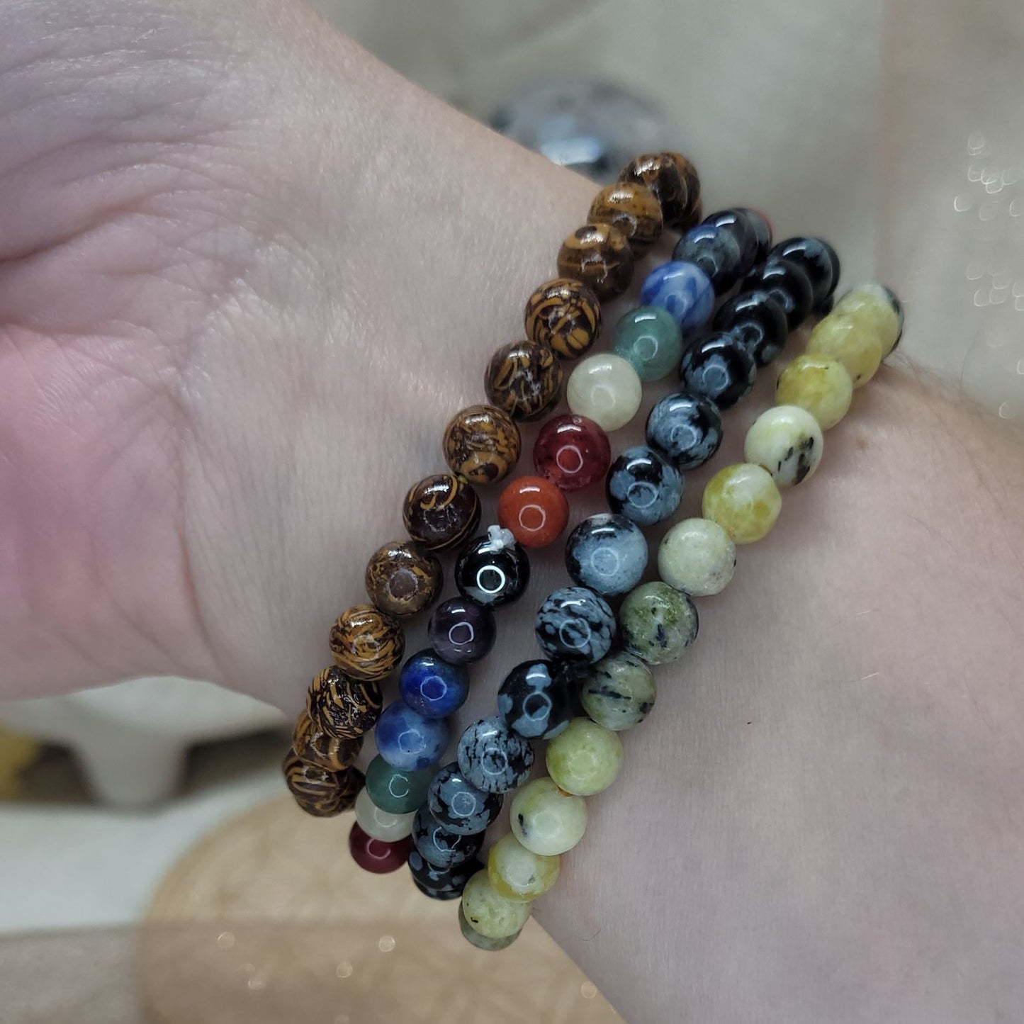 Various 6MM Crystal Bracelets