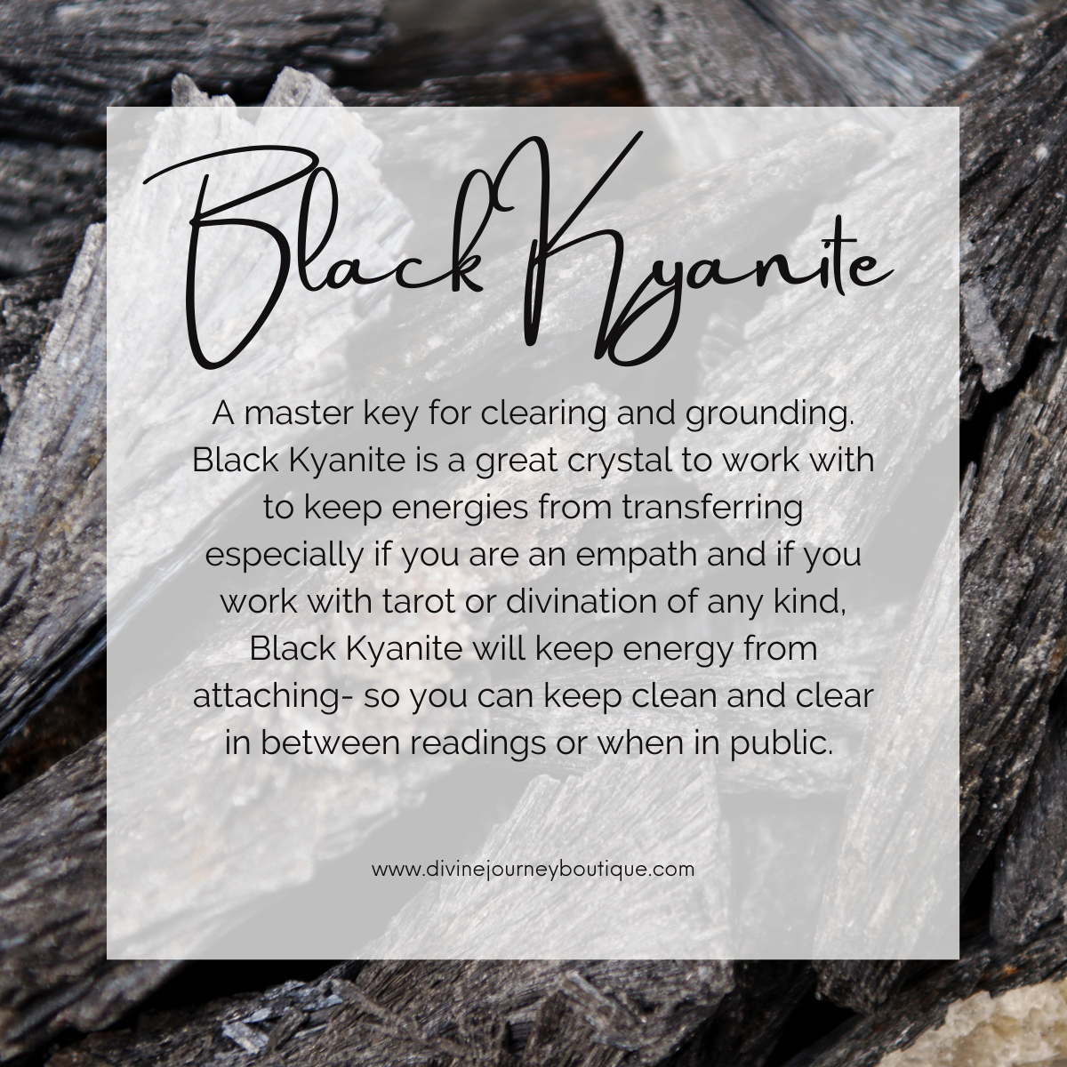 Black Kyanite Benefits