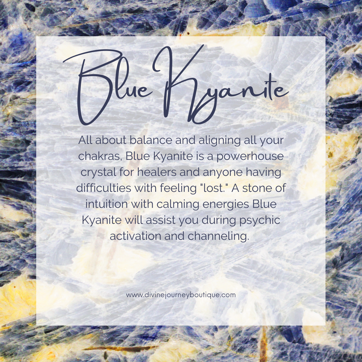 Blue Kyanite Benefits