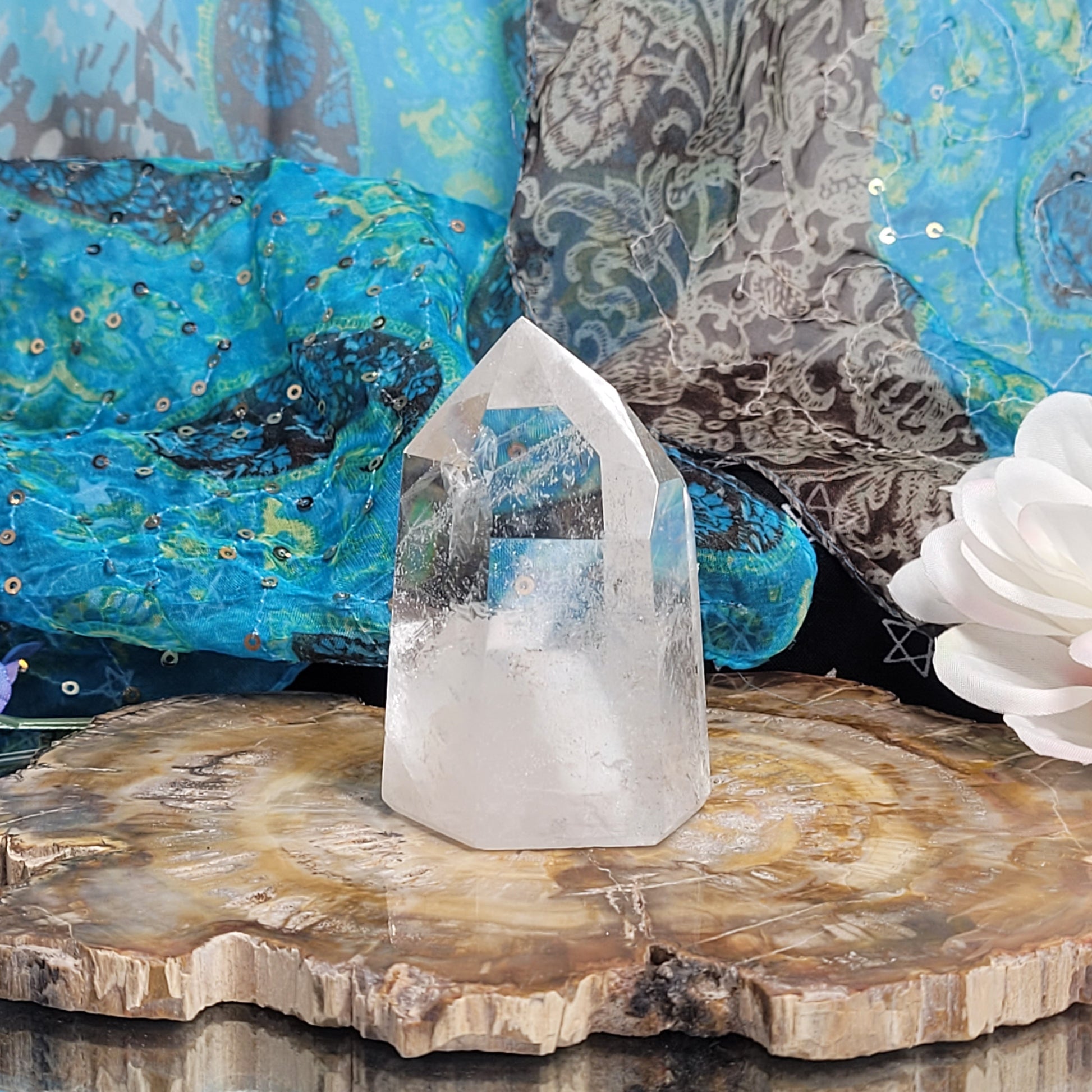 Clear Quartz Tower