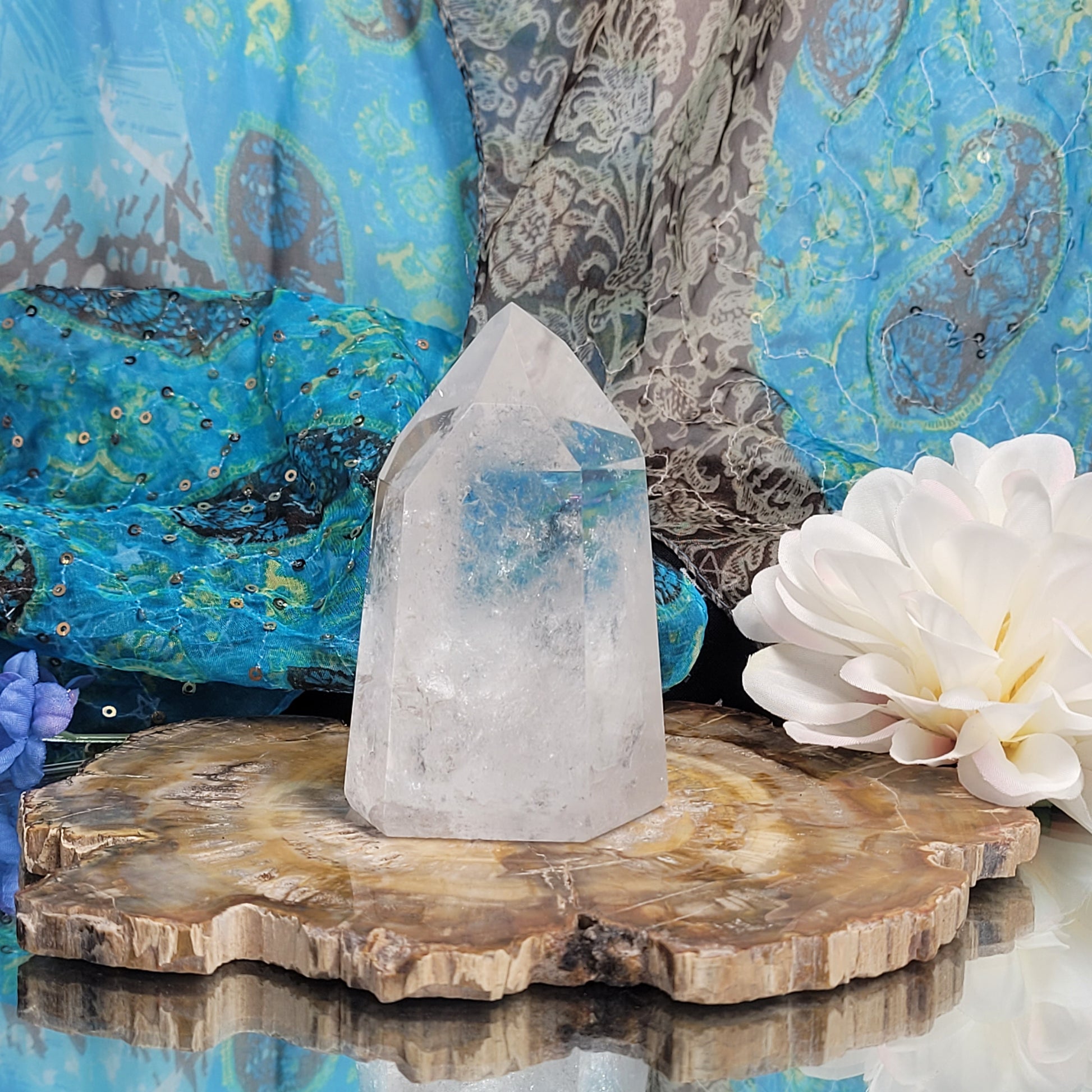 Clear Quartz Tower