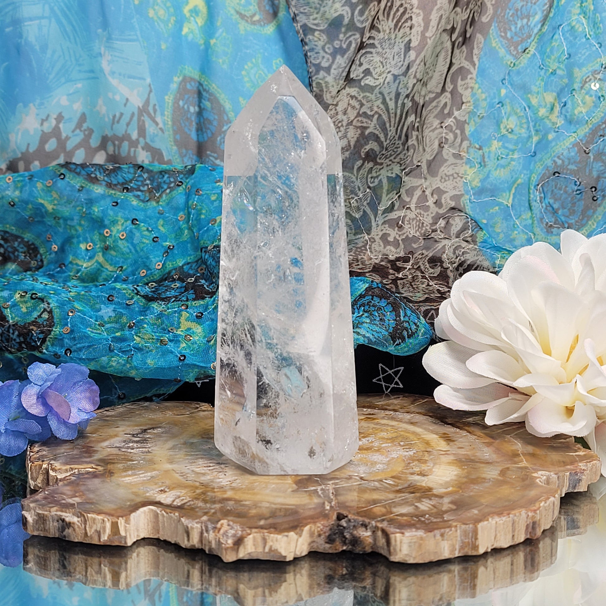 Clear Quartz Tower