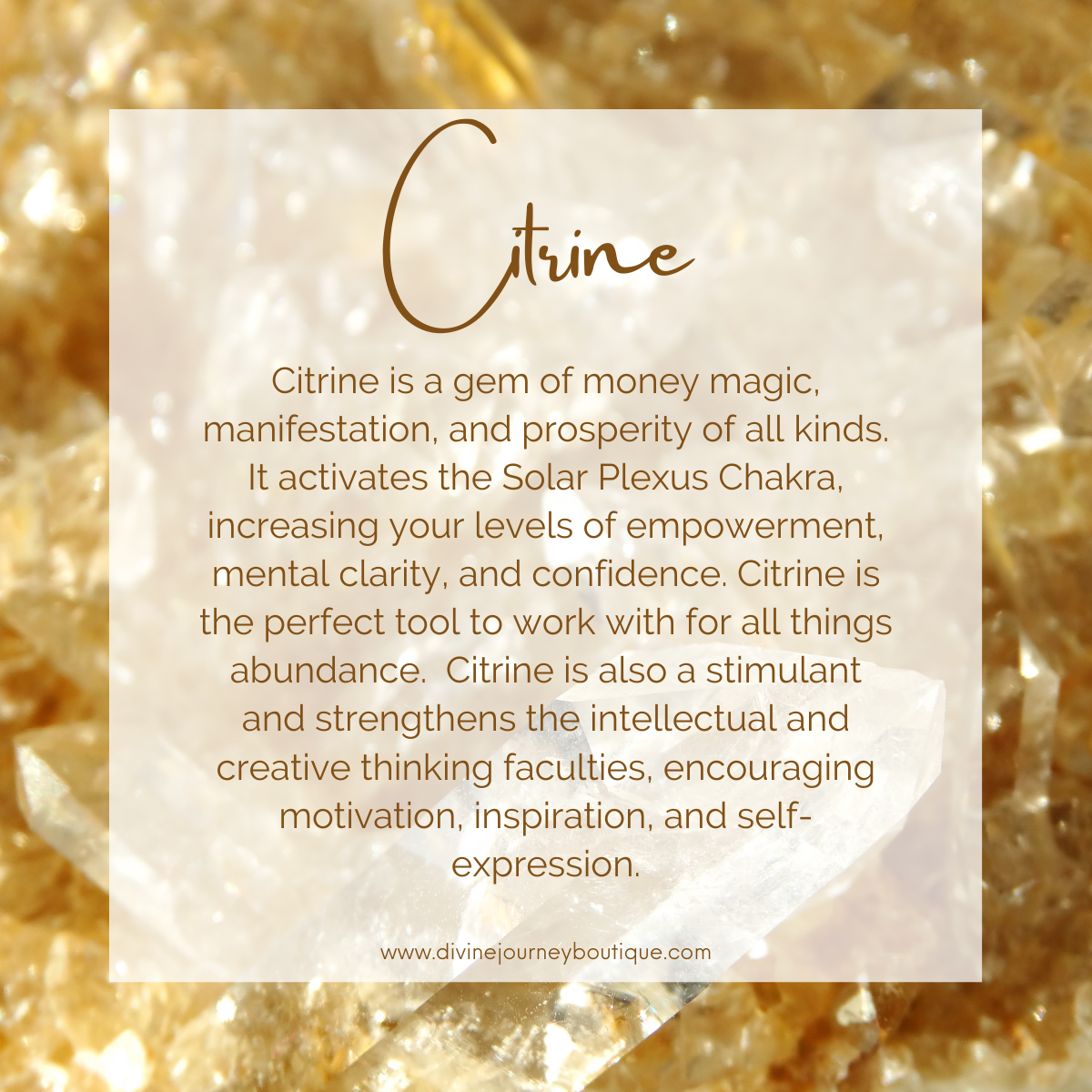 Citrine Benefits