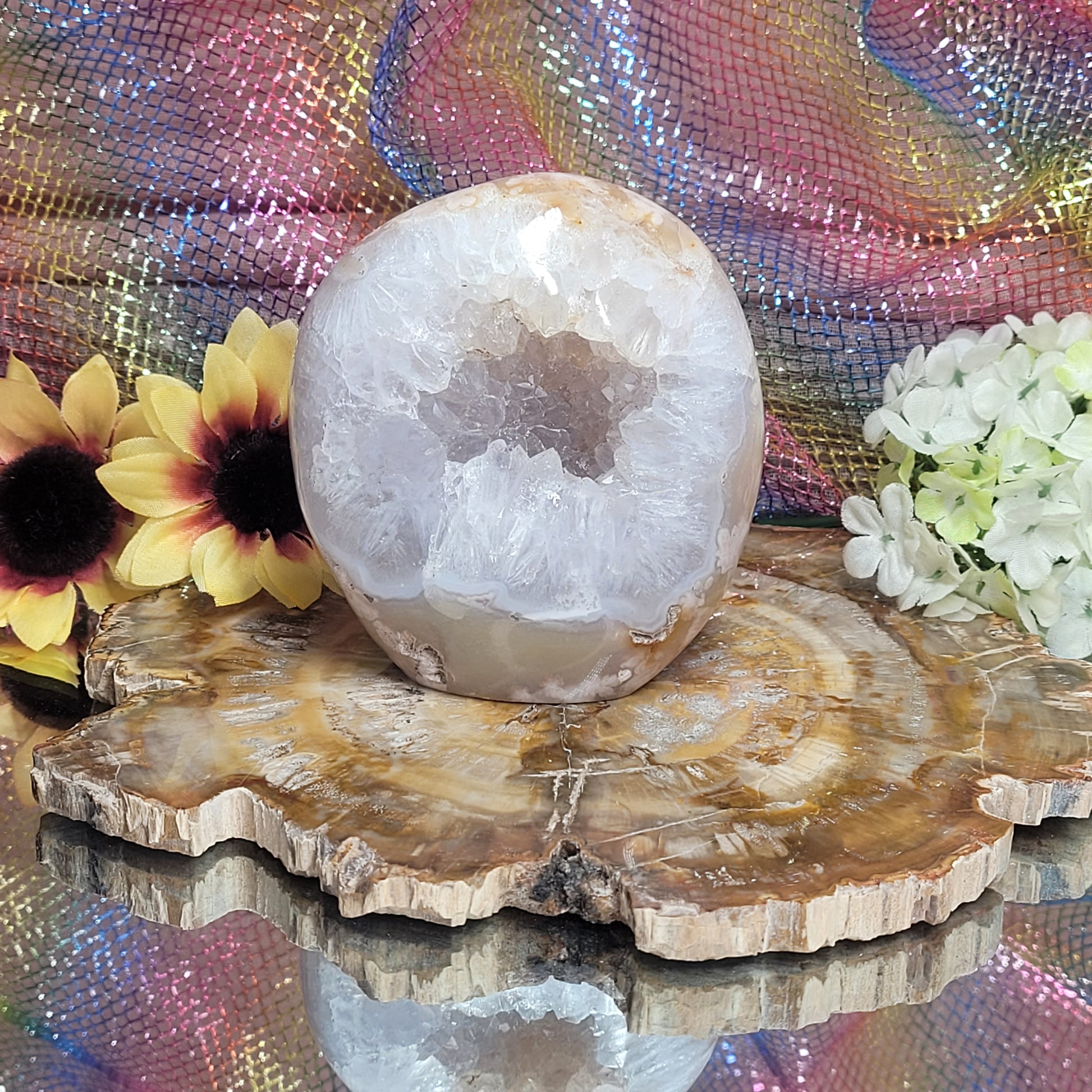 Flower Agate Free Form