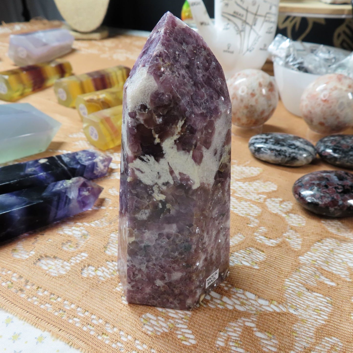 Lepidolite Tower