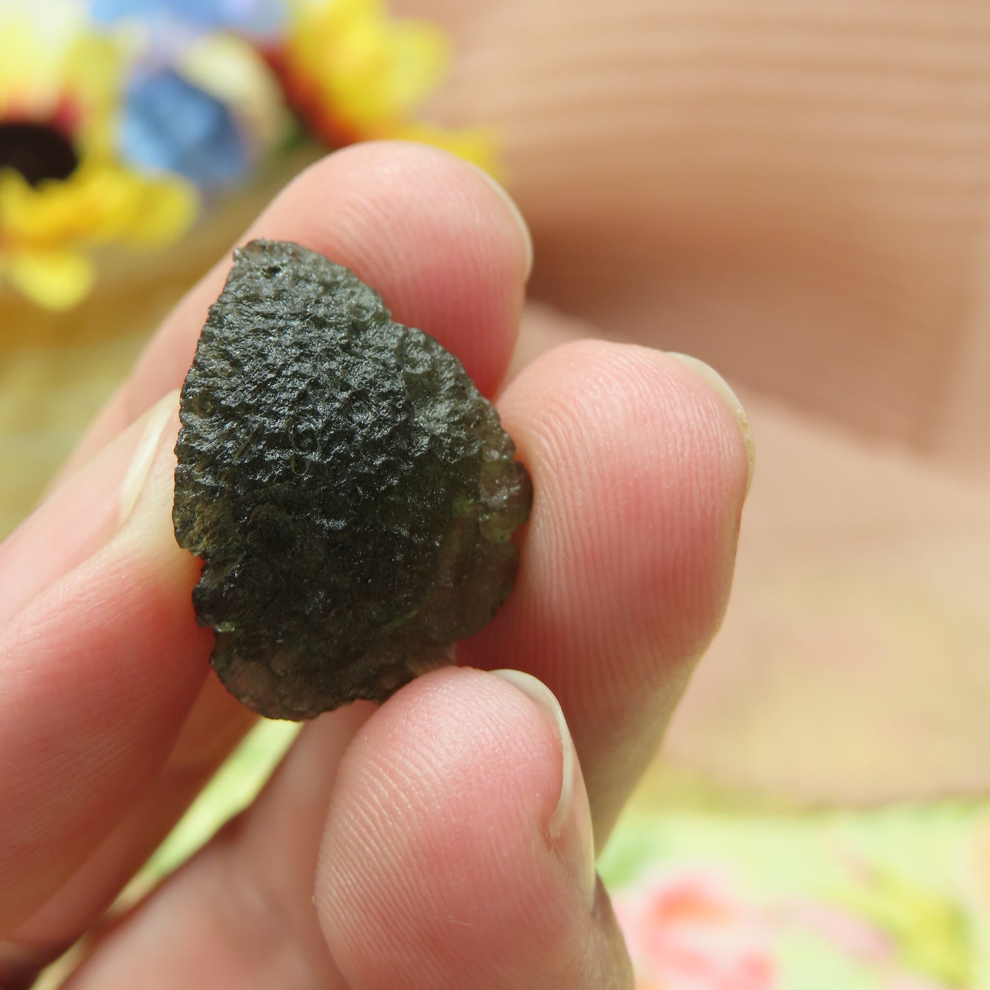 Moldavite piece