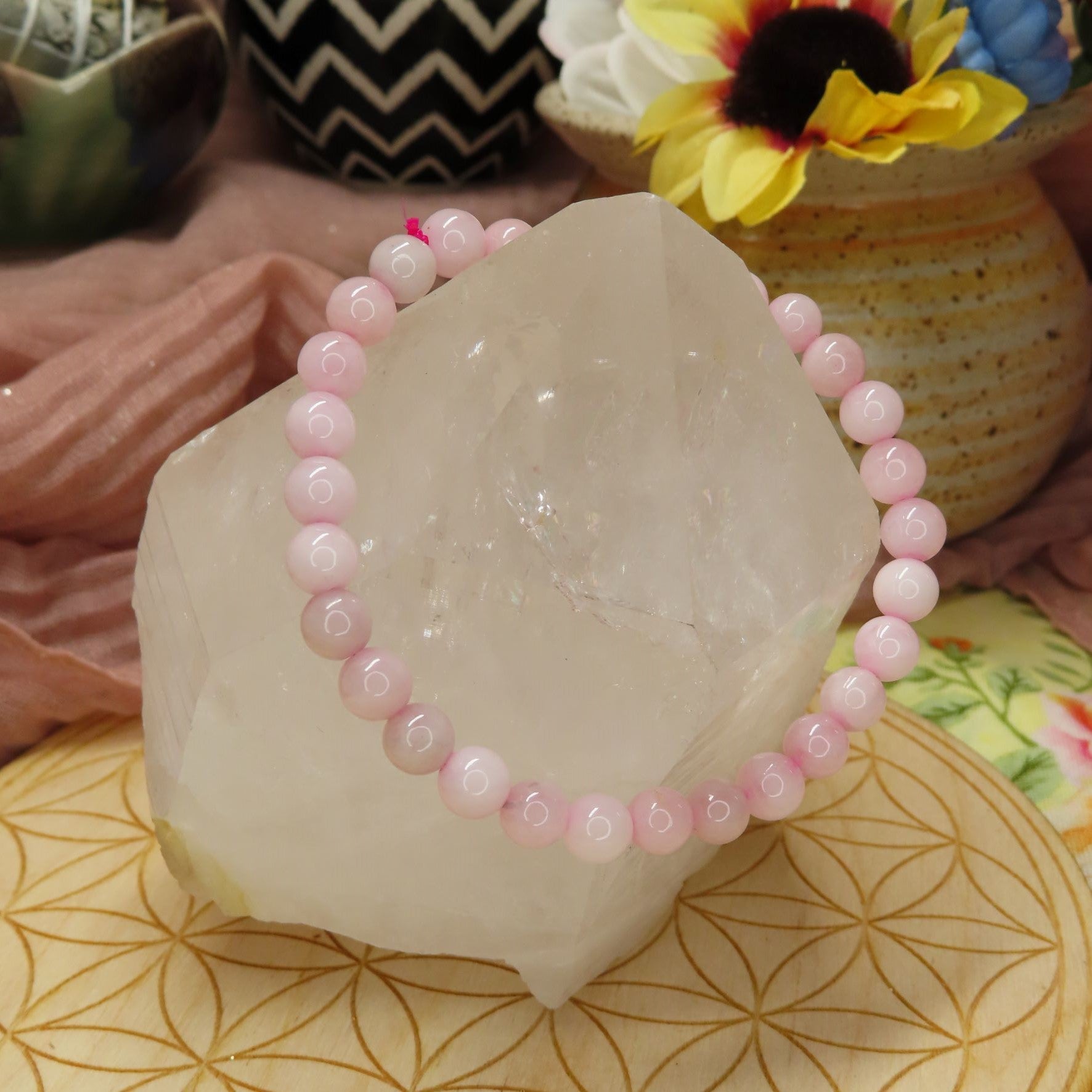 6MM Rose Quartz Bracelet