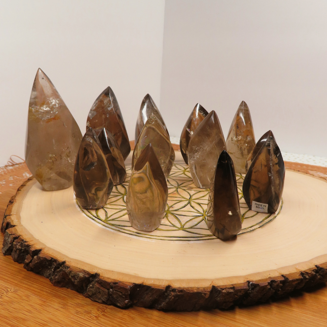 Smoky Quartz Flames