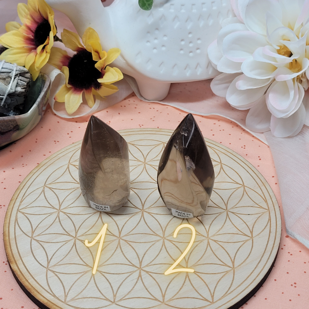 Smoky Quartz Flames