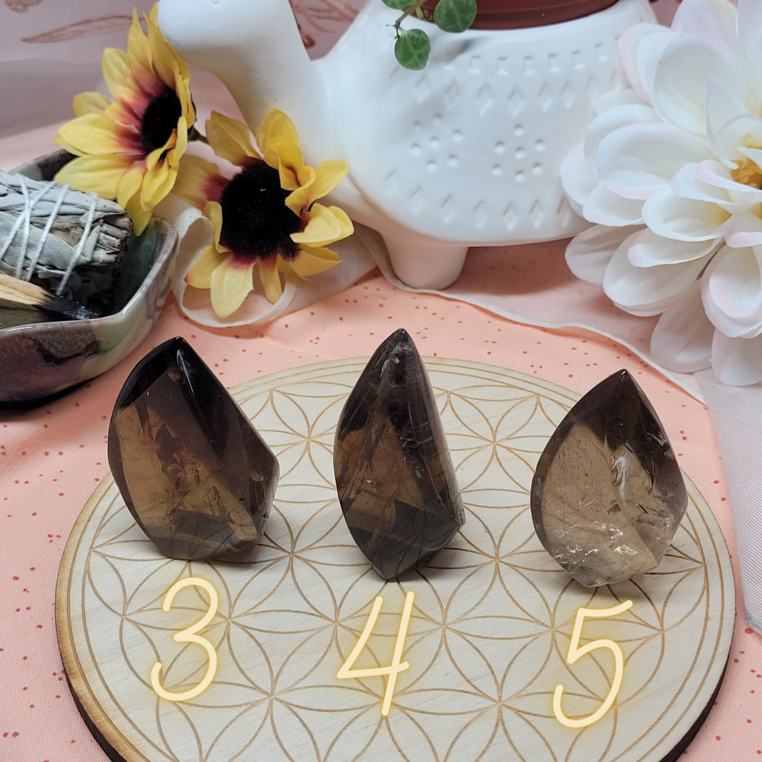 Smoky Quartz Flames