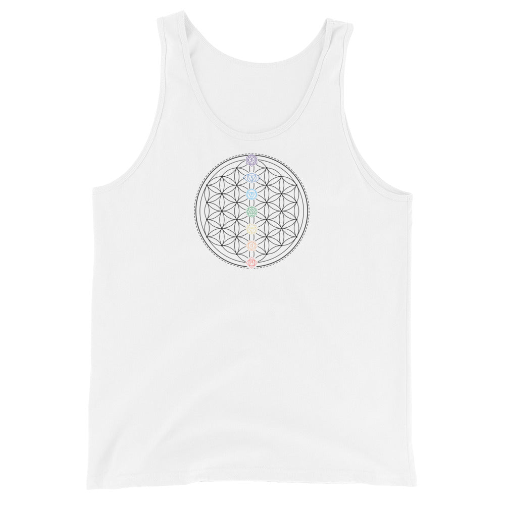 Flower of Life Chakra (Light) Tank Top